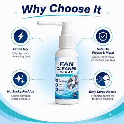 🌬️ Többfunkciós ventilátor-tisztító spray