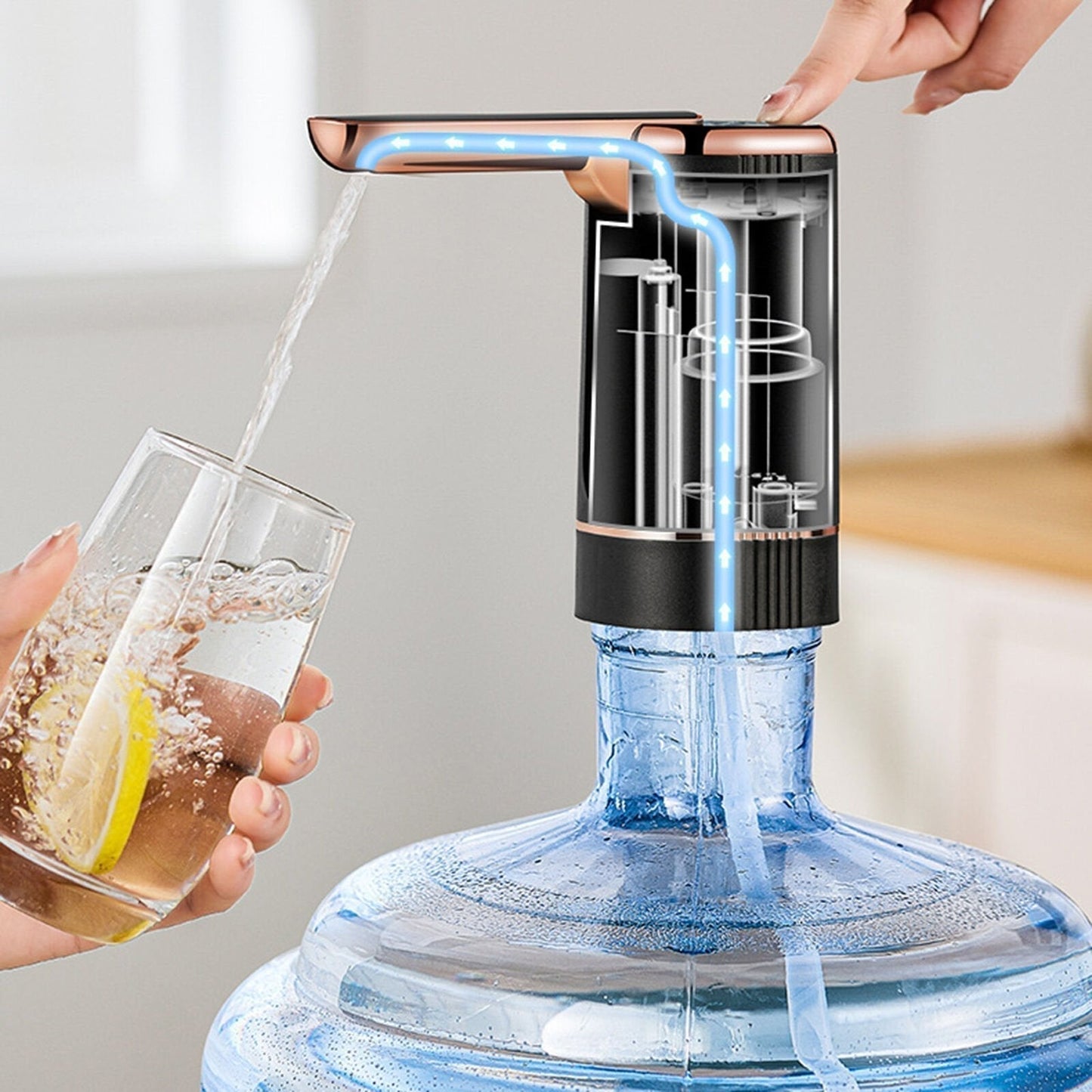 🚰Időkorlátozott 50%-os kedvezmény! 💥Automatikus itatószivattyú – újratölthető, összecsukható fúvókával, univerzális ✨