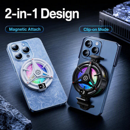 Félvezető hűtőborda okostelefonhoz RGB világítással | PHONE COOLER