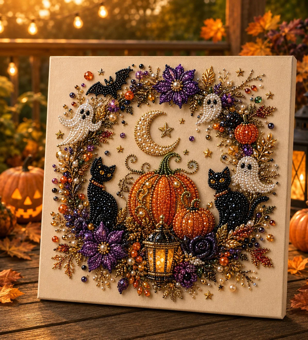 🎃 Halloween DIY gyöngymozaik kézműves készlet | CRAFT