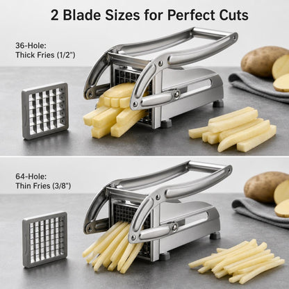 🥔 Cserélhető pengés burgonya és zöldség szeletelő | CUTVEG