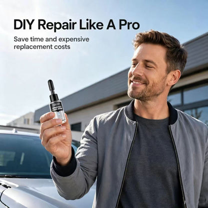 Otthoni autóüveg javító szett UV-keményedő gyantával | GLASS REPAIR KIT