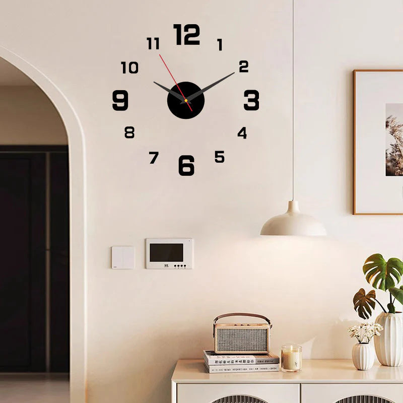 🕐✨3D-s világító akril falióra DIY-készlet