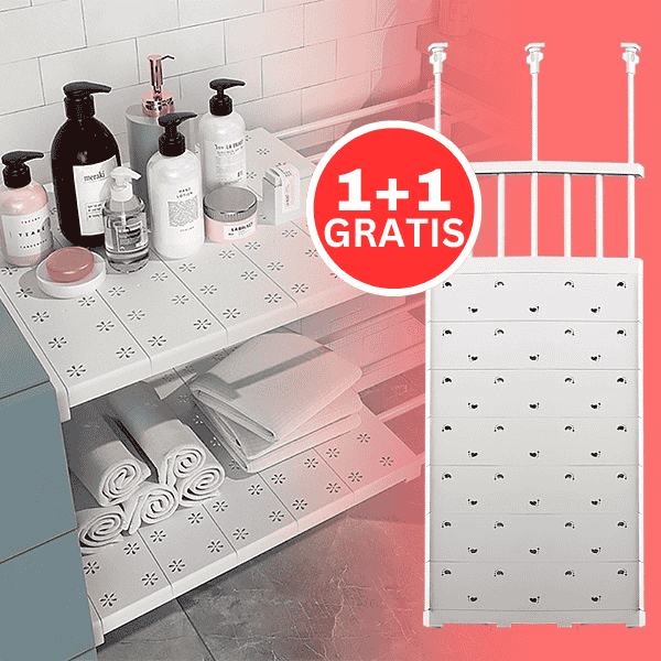 Kétfunkciós állítható tárolópolc szekrénybe | SHELFEXPEND