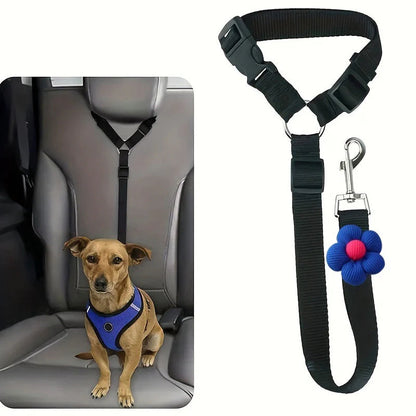🐶Kétfunkciós kutyás biztonsági öv és póráz🦮