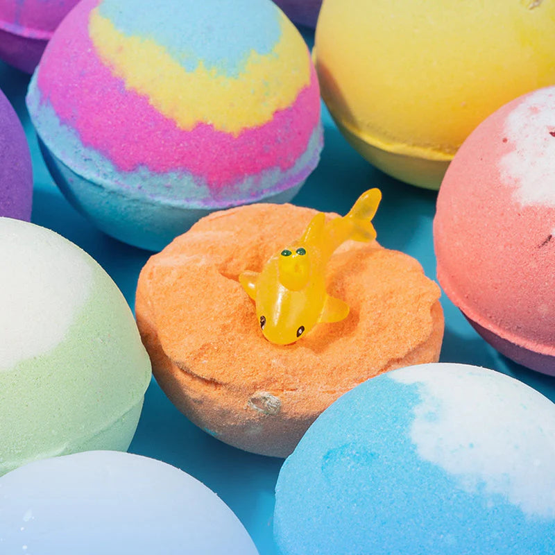 🎁🛁 12 darabos gyermekfürdőgolyó ajándékkészlet