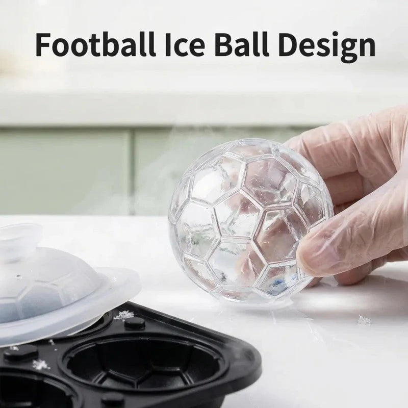 ⚽  🔥 Szilikon gömb alakú jégtartó – tökéletes jégkockák a nyári italokhoz 🧊⚽✨
