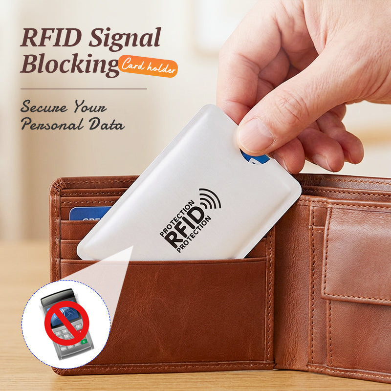 🛡️Hitelkártya RFID-árnyékoló tok – mágnesesség-vesztés elleni védelem