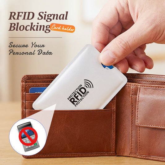 🛡️Hitelkártya RFID-árnyékoló tok – mágnesesség-vesztés elleni védelem