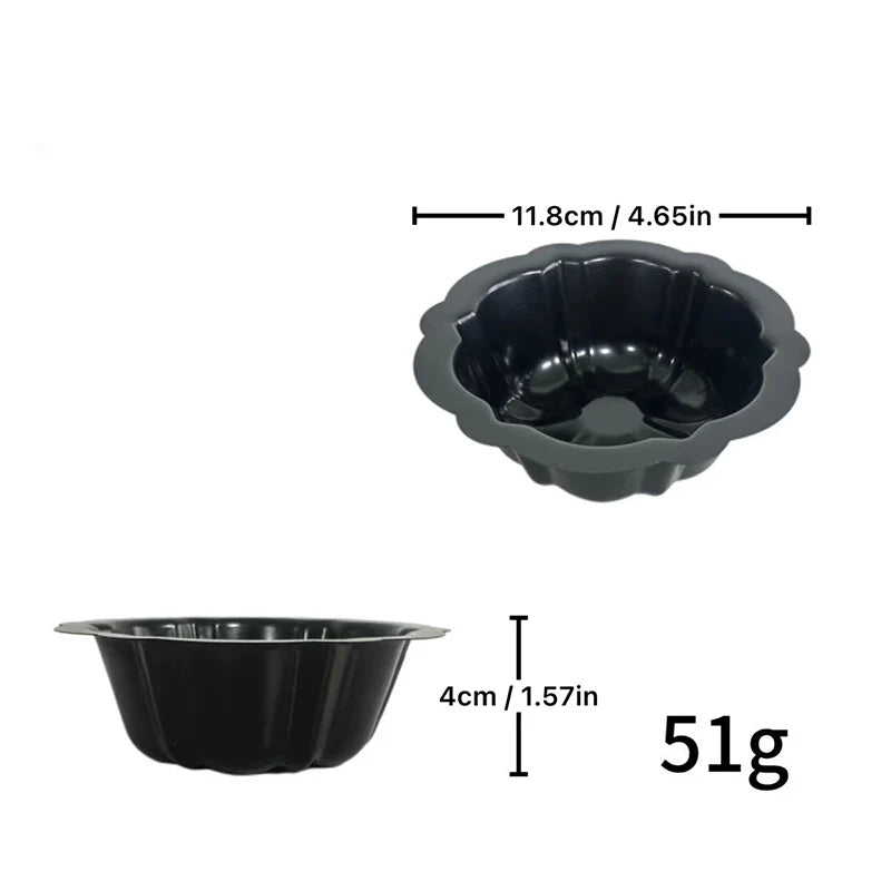 🌿🌿Mini tök alakú, szénacélból készült tortaforma