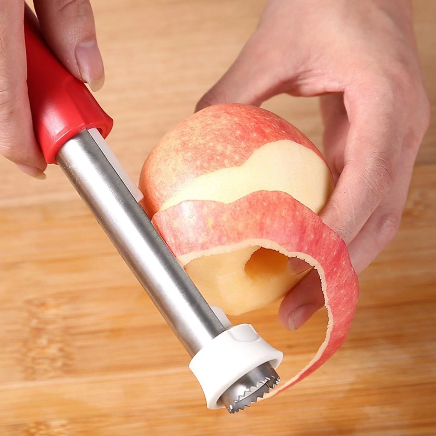 🔥Félárú akció🏷🍎 Rozsdamentes acél alma szerszám – éles penge, biztonságos használat