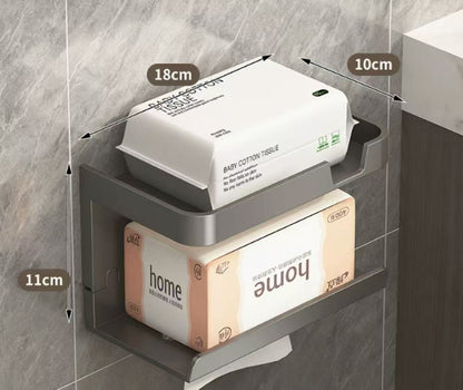 ✨💎Kedvező árú, luxus falra szerelhető WC-papír tartó (fúrás nélkül)🧻🚫🔨