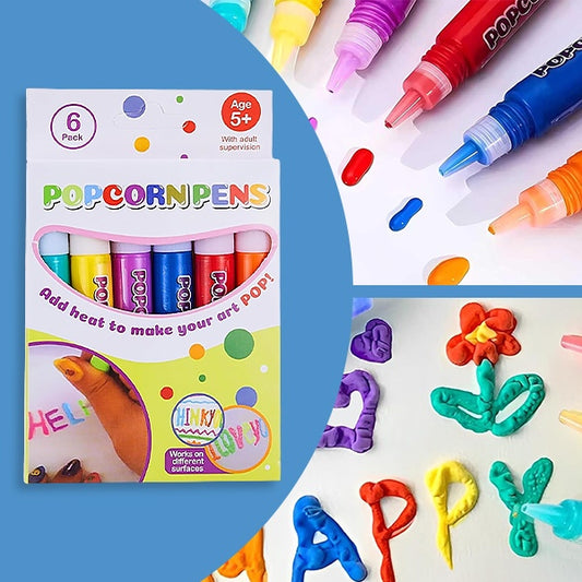 Hajszárítóval aktiválható puff rajztoll szett | PUFFPENS
