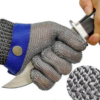 ⏳ Élelmiszeripari minőségű rozsdamentes acél hálós fémkesztyű🧤