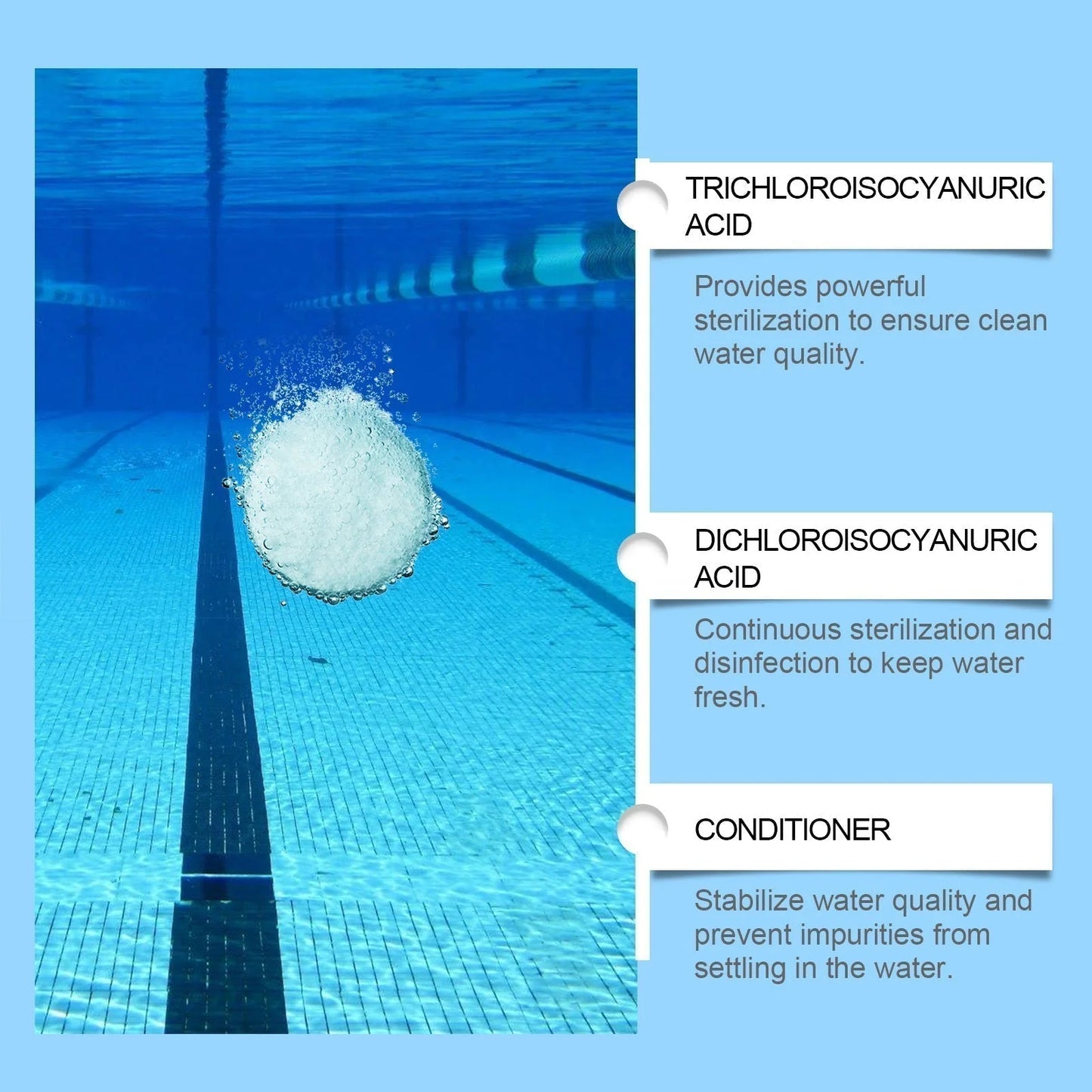 Medence tisztítótabletta | POOL TABLET