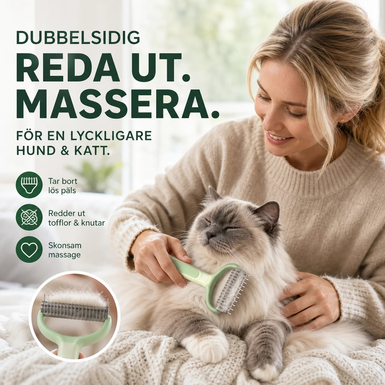 Többfunkciós kisállat szőrápoló fésű | PET COMB