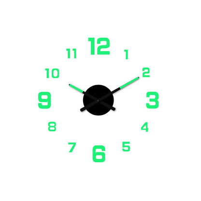 🕐✨3D-s világító akril falióra DIY-készlet