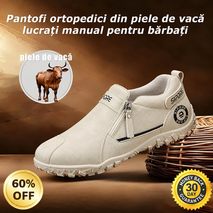 🎁Ultima zi pentru a te bucura de o reducere de 60%, nu o rata! ⏰Fabricați din piele de vițel australiană🐂Suport pentru picioare - ameliorează durerea de picioare✅Impermeabili și antiderapanți, confortabili la mers✅Eleganți și versatili.