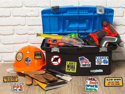 🔥🔥150 darab vicces, munkás témájú matricák👷‍♂️