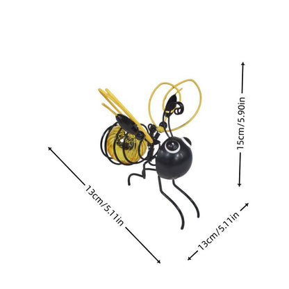 🐝☀️ Méh alakú, függeszthető napelemes lámpa, kültéri használatra