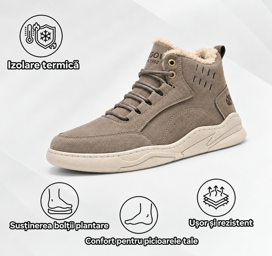 🎁Ultima zi pentru a te bucura de o reducere de 50%, nu o rata! ⏰Fabricați din piele de vițel australiană🐂Suport pentru picioare - ameliorează durerea de picioare✅Impermeabili și antiderapanți, confortabili la mers✅Eleganți și versatili.