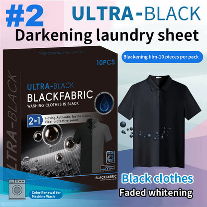 🖤Ultra-Black ruházati feketítő lapka, amely visszaállítja a ruhák eredeti színét 👖⚫