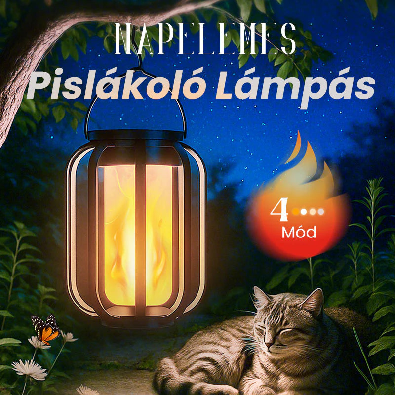 🌞Nyári akció 🔥4 üzemmóddal rendelkező kültéri napelemes zseblámpa