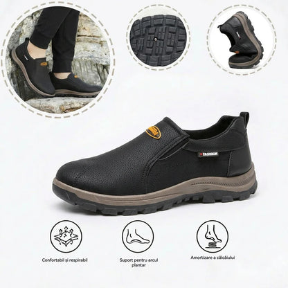 🎁Ultima zi pentru a te bucura de o reducere de 50%, nu o rata! ⏰Fabricați din piele de vițel australiană🐂Suport pentru picioare - ameliorează durerea de picioare✅Impermeabili și antiderapanți, confortabili la mers✅Eleganți și versatili.