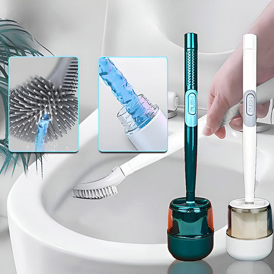 Fúrásmentes falra akasztható 360° WC tisztító kefe | FLUSHBRUSH