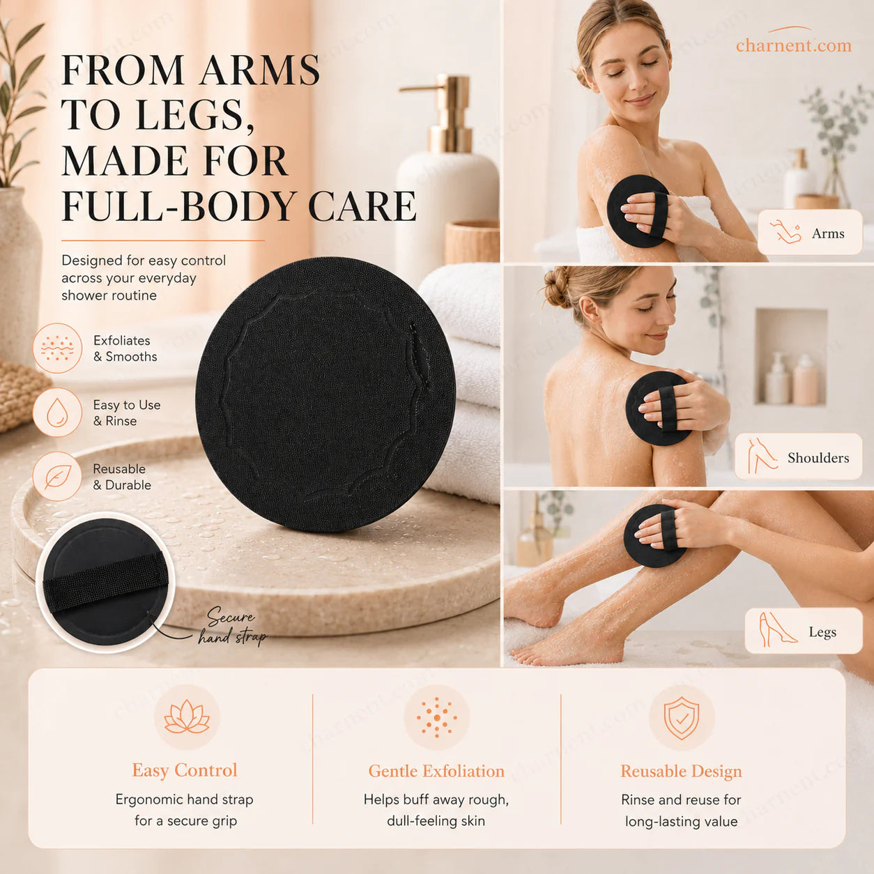 💞Az eladások meghaladták a 20 000 darabot! 🌸🧖‍♀️ 50%-os kedvezmény! Fürdőszivacs – gyengéden hámlaszt, kitisztítja a pórusokat és ragyogóbbá teszi a bőrt ✨🛀