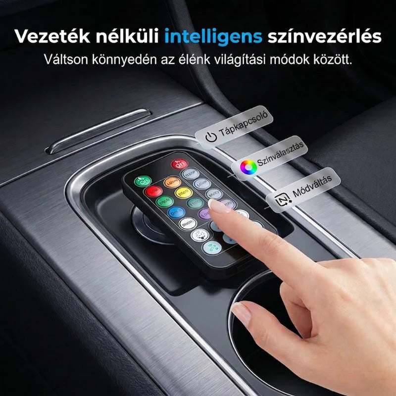 💡🚗 LED-es autó belső világítószalag
