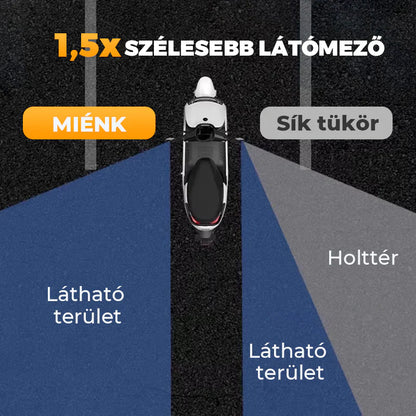 🚴 Univerzális kerékpár-visszapillantó tükör – biztosítja a biztonságos hátsó kilátást, egyszerűen és gyorsan felszerelhető a kormányra