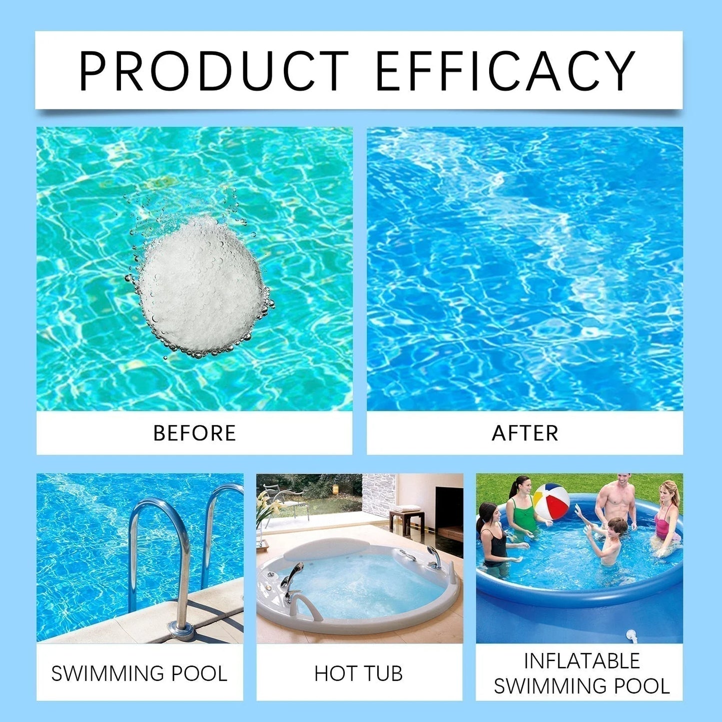 Medence tisztítótabletta | POOL TABLET