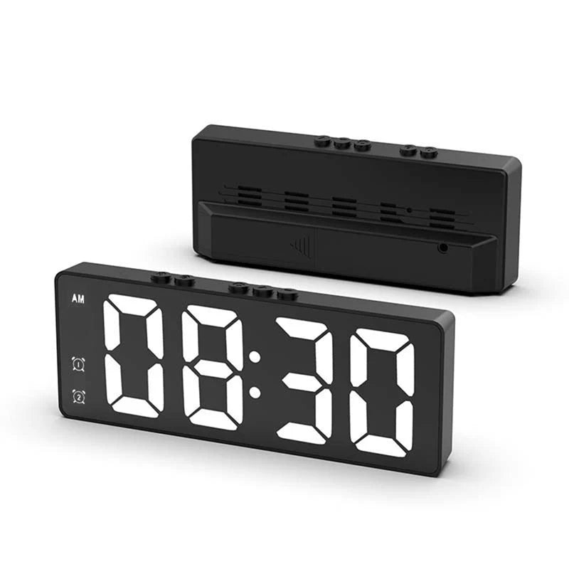⏰✨Minimalista stílusú digitális ébresztőóra, hálószobába és irodába egyaránt
