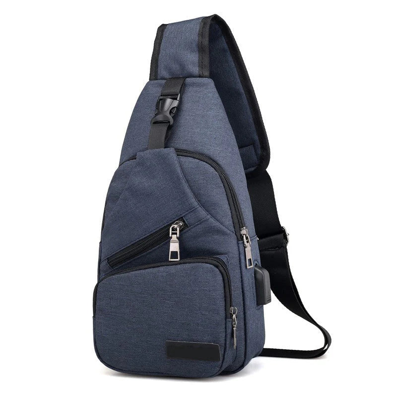🎒 Most 50%-os kedvezménnyel! ⛰️ Szabadtéri sportos válltáska – sokoldalú, strapabíró és USB-csatlakozóval ellátott – elengedhetetlen kiegészítő a városi ingázók számára 🚴‍♂️