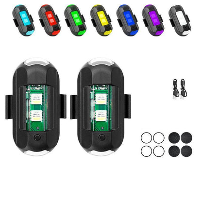 🚗Vezeték nélküli LED villogó fény járművekhez💡