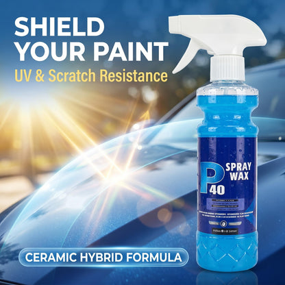 🚗 Autóápoló folyékony viasz spray – kerámia-alapú összetétel, vízlepergető fény – utánvéttel ✨