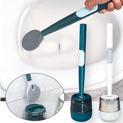 Fúrásmentes falra akasztható 360° WC tisztító kefe | FLUSHBRUSH