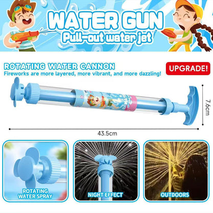 🌊🌈Színes szivárványos LED-es vízipisztoly