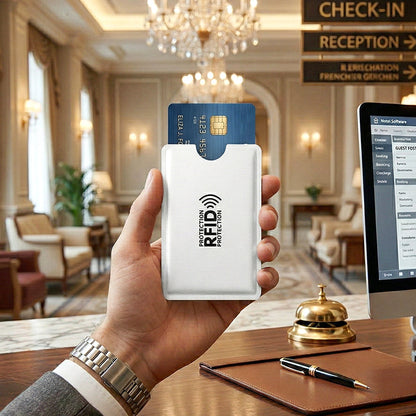 🛡️Hitelkártya RFID-árnyékoló tok – mágnesesség-vesztés elleni védelem