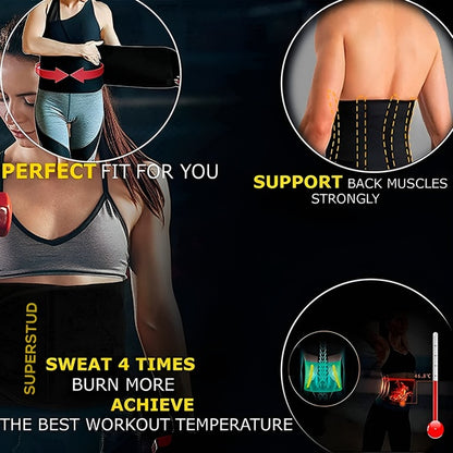 🔥Félárú akció🏷🔥 Hőtároló fitnesz öv – gyors zsírégetés, deréktámasz