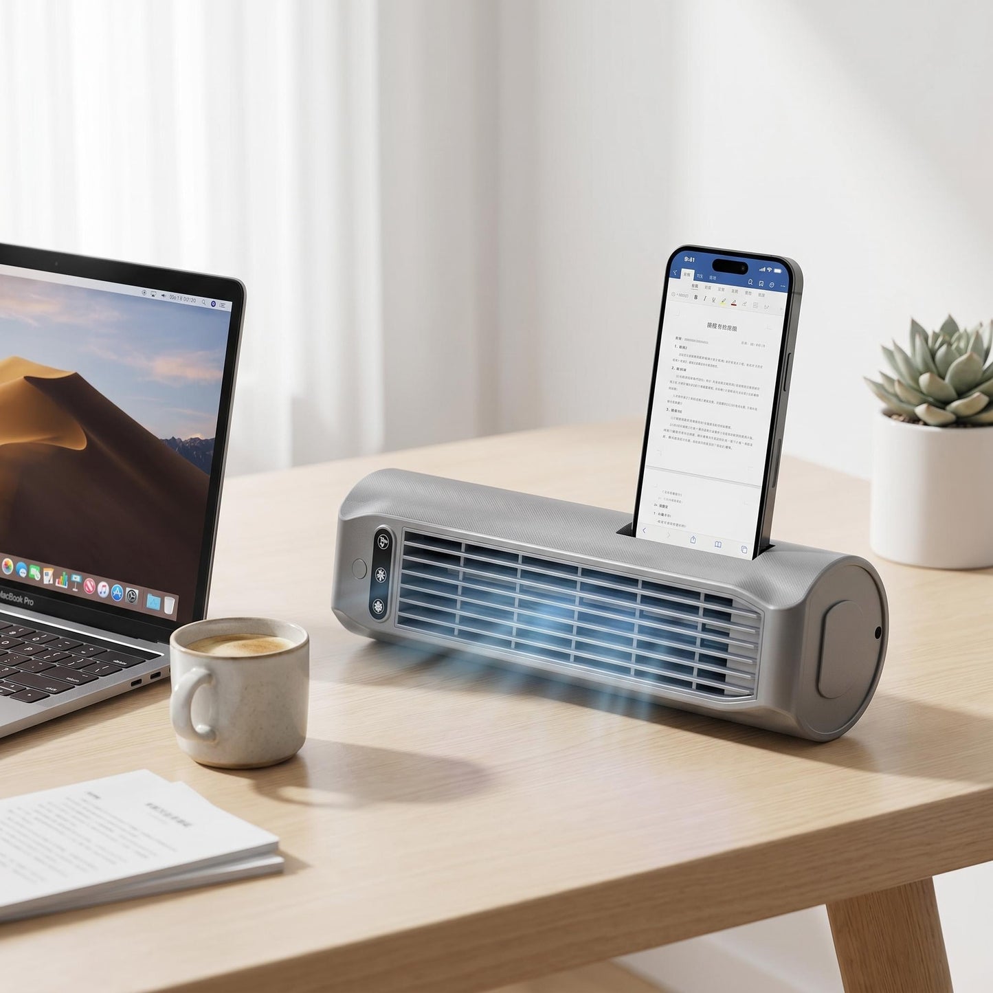 🔥✨Időkorlátozott akció! Asztali, lapát nélküli légkeringető ventilátor – lapát nélküli, biztonságos, nem sérülhet meg a kezed, erőteljesen keringeti a levegőt az egész lakásban, Type-C-n keresztül tölthető, nappaliba, hálószobába és dolgozószobába egyarán