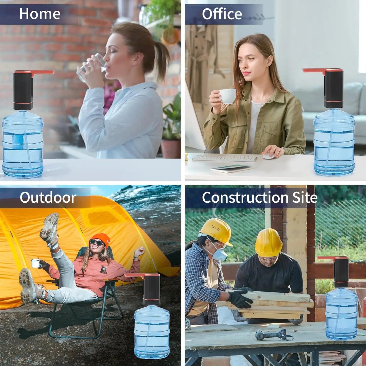🚰Időkorlátozott 50%-os kedvezmény! 💥Automatikus itatószivattyú – újratölthető, összecsukható fúvókával, univerzális ✨