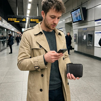 💳 Többfunkciós pénztárca (🛡️ RFID-árnyékoló réteggel) – utánvéttel
