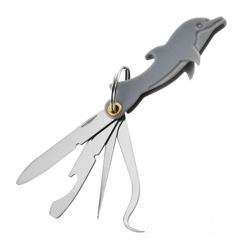 🐬 4 az 1-ben összecsukható rozsdamentes acél szájápoló szerszám szett | DENTAL TOOL