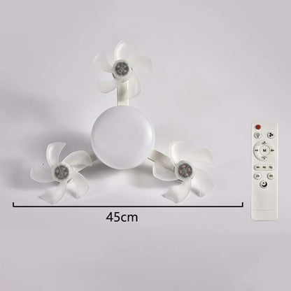 🌀 50% kedvezmény💥 LED-es világítással és távirányítóval ellátott mennyezeti ventilátor