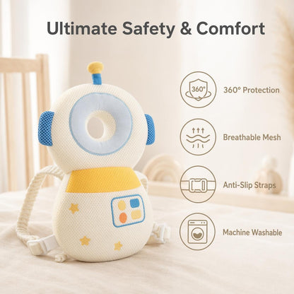 360° körvédő légáteresztő baba zuhanásgátló párna kisgyermekeknek | BABYHEAD