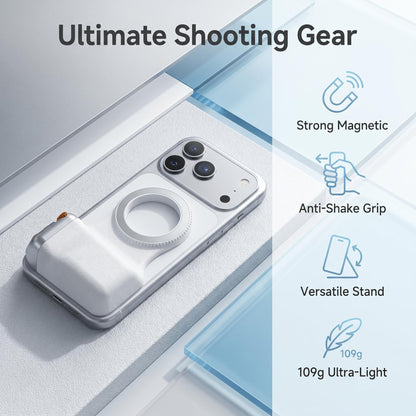 🎮 Mágneses rögzítésű okostelefon-fényképezőgép-markolat – MagSafe: egy érintéssel rögzíthető, Bluetooth-kioldó egy kézmozdulattal vezérelhető, pillanatok alatt professzionális fényképezőgéppé alakítható, utánvéttel 📸