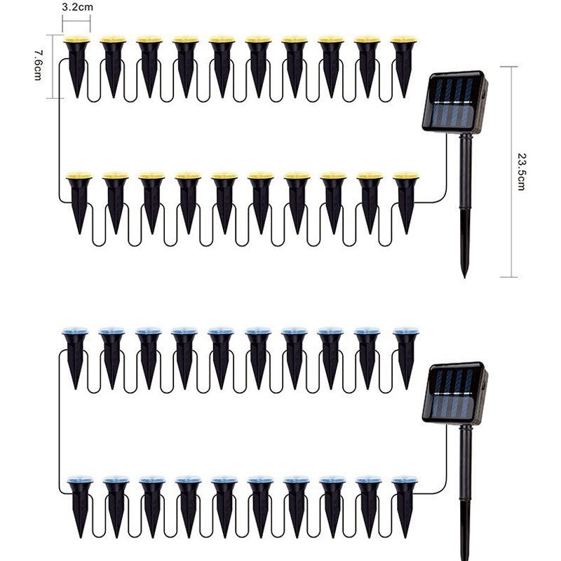 💡🌿 Napenergiával működő kerti ösvénylámpa – automatikus be- és kikapcsolás, vízálló, kiválóan alkalmas ösvényekhez, kocsibeállókhoz és teraszokhoz ✨