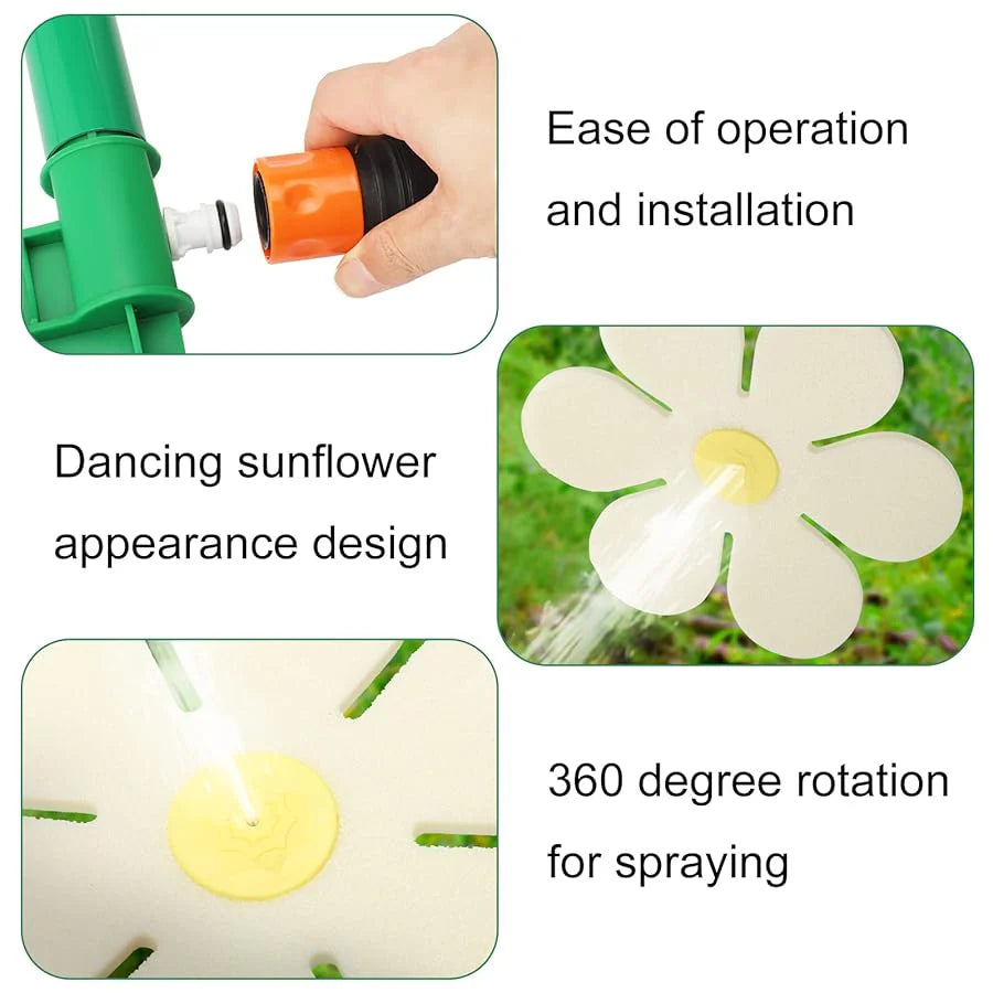 💧🌻 2026-ban piacra kerülő, Napraforgó alakú kerti szórófej | DAISYSPRINK